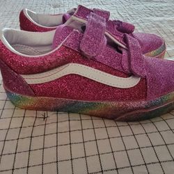 Kids Blue Converse Pink Vans