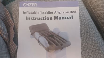 Omzer Inflatable Toddler Airplane Bed
