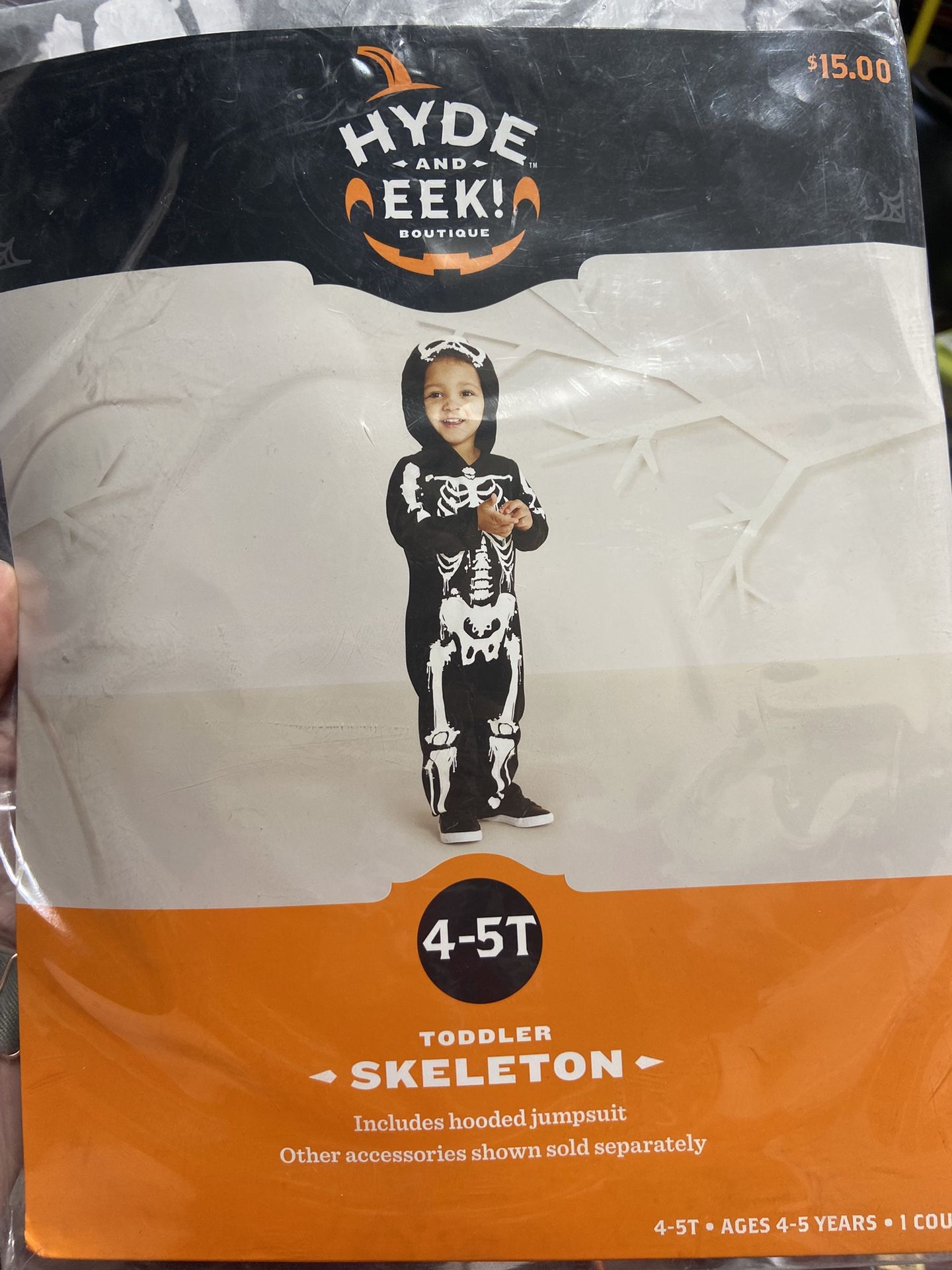 Toddler Skeleton Costume