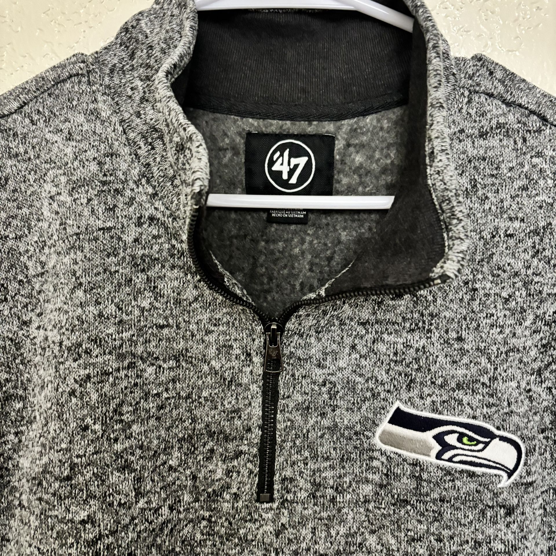 47’ Men’s XL Fleece NFL Seahawks Pullover