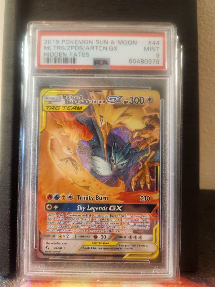 3 Moltres, Zapdos, Articuno GX And Mewtwo Pokemon Cards for Sale in  Pittsburgh, PA - OfferUp