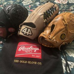 Softball And Baseball Gloves