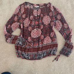 Lucky brand multi color Long Sleeve Shirt 