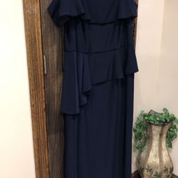 Women’s Formal Dress Plus Size 22W Navy Formal Occasion Mother Of The Bride