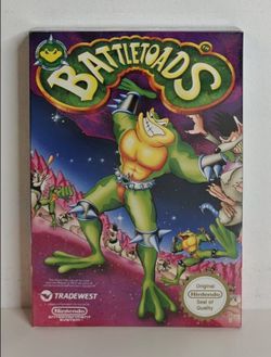 BATTLETOADS NES UK EDITION FACTORY SEALED AND MORE