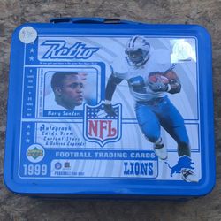 Barry Sanders Lunch Box From Upper Deck