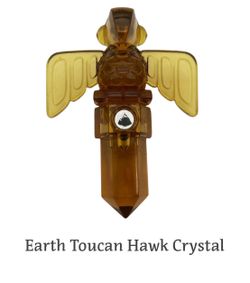 Skylanders Trap Team Earth Toucan Hawk Crystal 