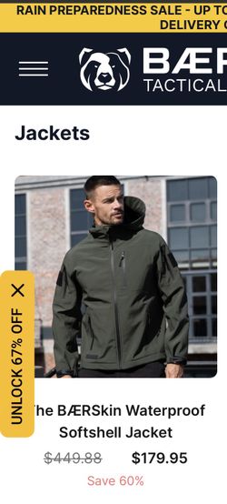 BAERSkin Tactical Waterproof Jacket XL
