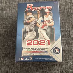 2021 BOWMAN MLB Baseball 6 pack BLASTER BOX Factory Sealed Retail 72 cards