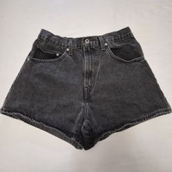 Levi's denim mom shorts
