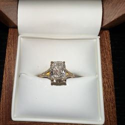 3.35 Cushion Engagement Ring