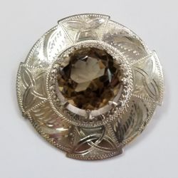 Large Sterling Silver Pin