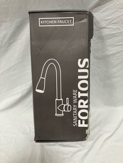 Pull-Down Kitchen Faucet – Brushed Stainless Steel – New Open Box