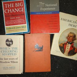 Vintage Books On America And The History 