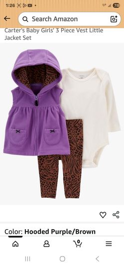 Carter's baby girls size (18m)