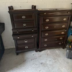 Armoire And Two End Tables 