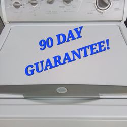 WASHER 90 DAY GUARANTEE FREE DELIVERY POSSIBLE WHIRLPOOL