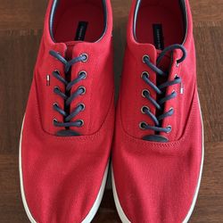 Tommy Hilfiger Pair Of Red Men’s Size 12 Sneakers NEW