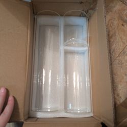 3 Boxes Of 3 Set Candle Glasses
