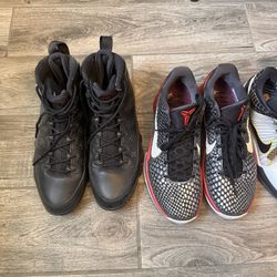 Shoes For Sale . Kobe 4s Sz 10, Kobe’s 6 Sz 9.5, Jordan Bred 9 Sz. 10, Jordan 11 Sz. 9.5. 