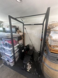 Weight power Rack With Safety Bars