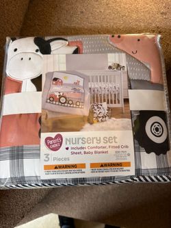 Crib/Toddler bed bedding Farm animals