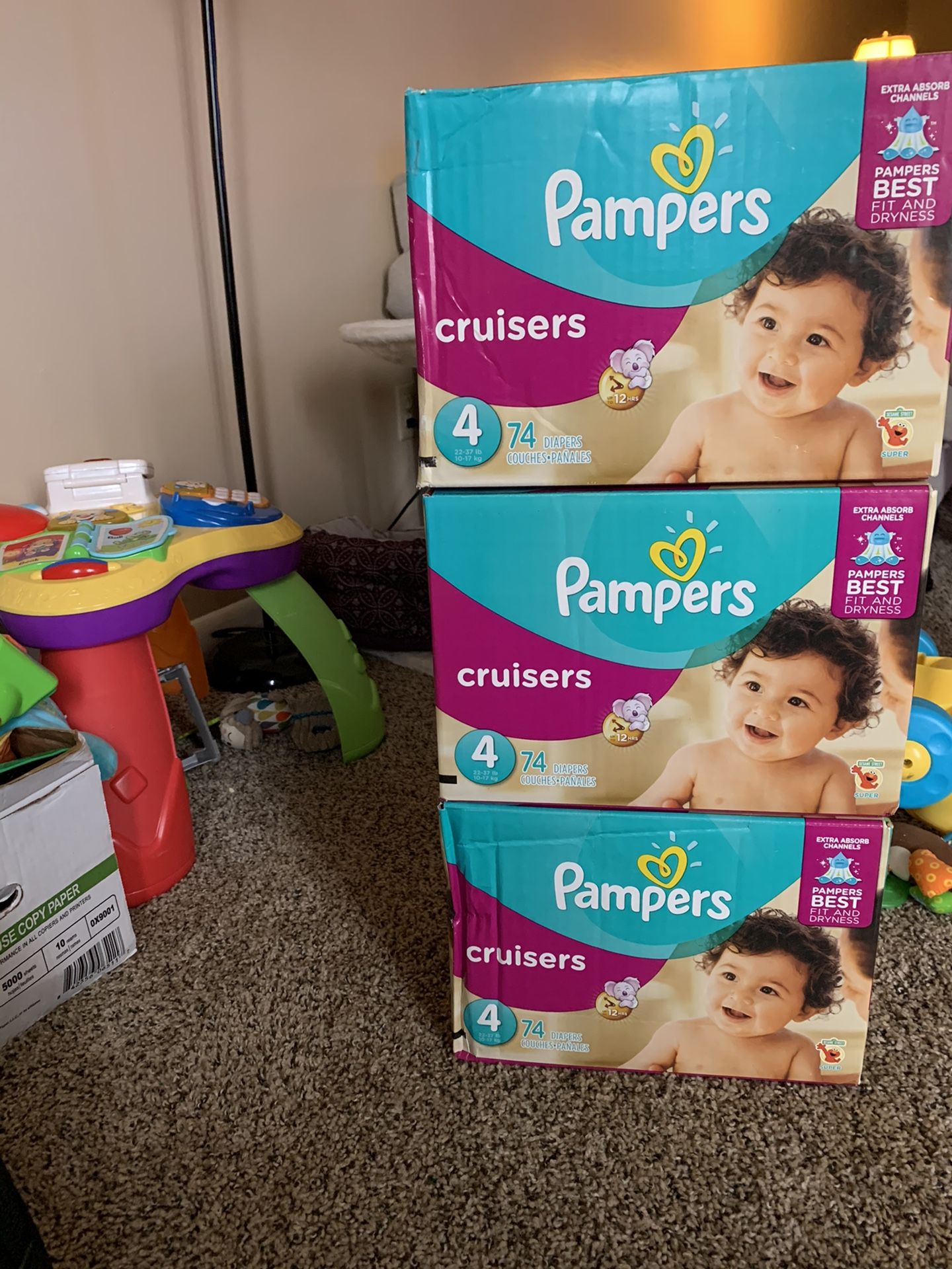 Pampers cruisers size 4