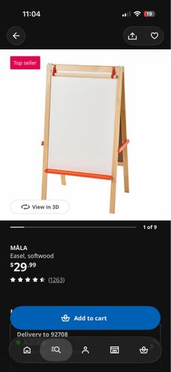 IKEA Mala Easel for kids