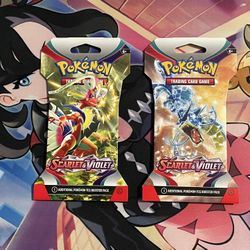 Scarlet & Violet Base 2x Sleeve Booster Lot