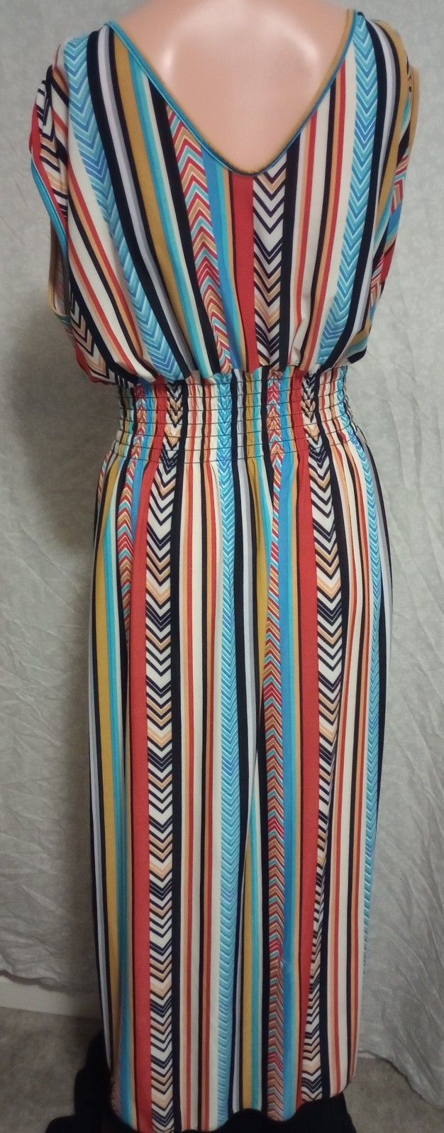 Chevron Pattern Dress