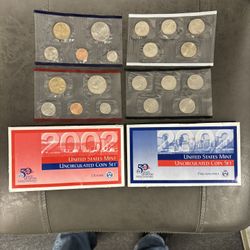 2002 U.S. Mint Set in OGP -- 20 TOTAL STELLAR COINS!