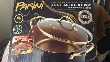 Parini 4.5 Qt Casserole Pot with Glass Lid