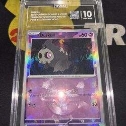 Pokemon Duskull PokeBall Reverse TAG10  (Low POP)