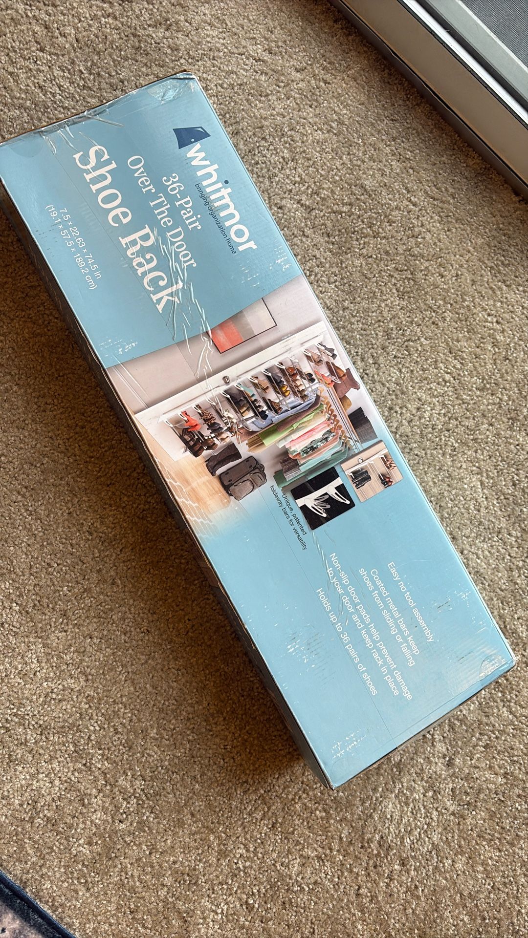 Minimalist Over-the-Door Shoe Rack | 36-Pair Organizer