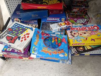 Children's books games and toys
