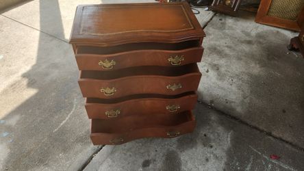 Statton Cherry Wide Night Stand