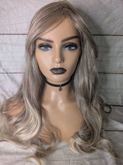 Long Blond Multi color Wig