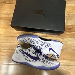 Kobe 8 Court Purple Size 12 Used
