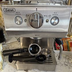 Gevi Espresso Machine With Milk Frother Stainless Steel Espresso Maker