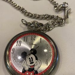 Disney Mickey Pocket Watch 