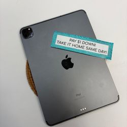 Apple IPad Pro 11 Inch 2nd Gen Tablet - Pay $1 DOWN AVAILABLE - NO CREDIT NEEDED