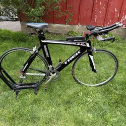 Trek TTX Equinox Carbon TT Tri Bike Ultegra Aero Bars Fizik Medium