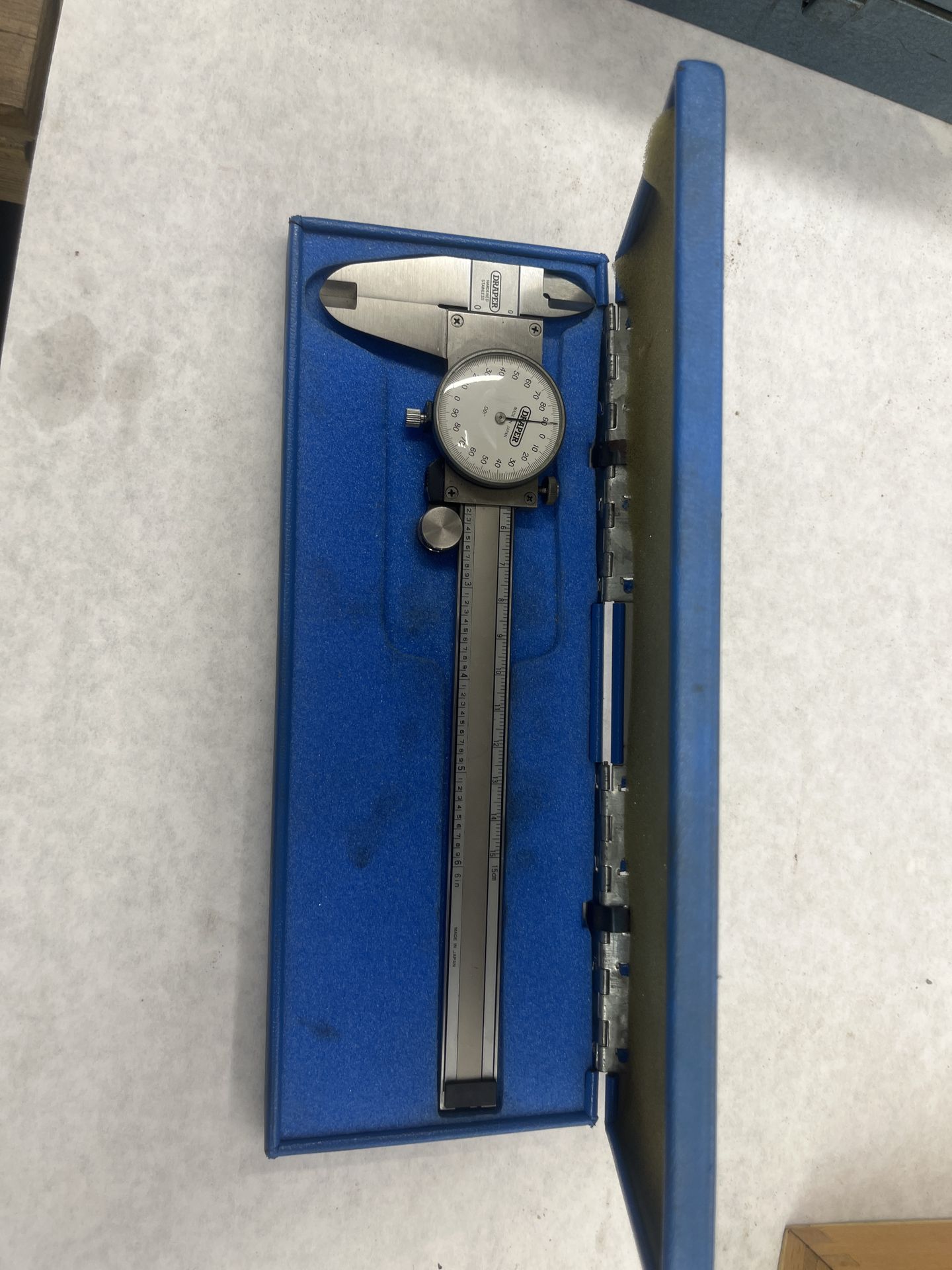 Machinist Vintage original new Draper caliper 6” inbox