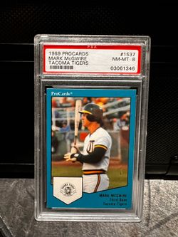 Mark McGwire PSA 8 1989 pro cards