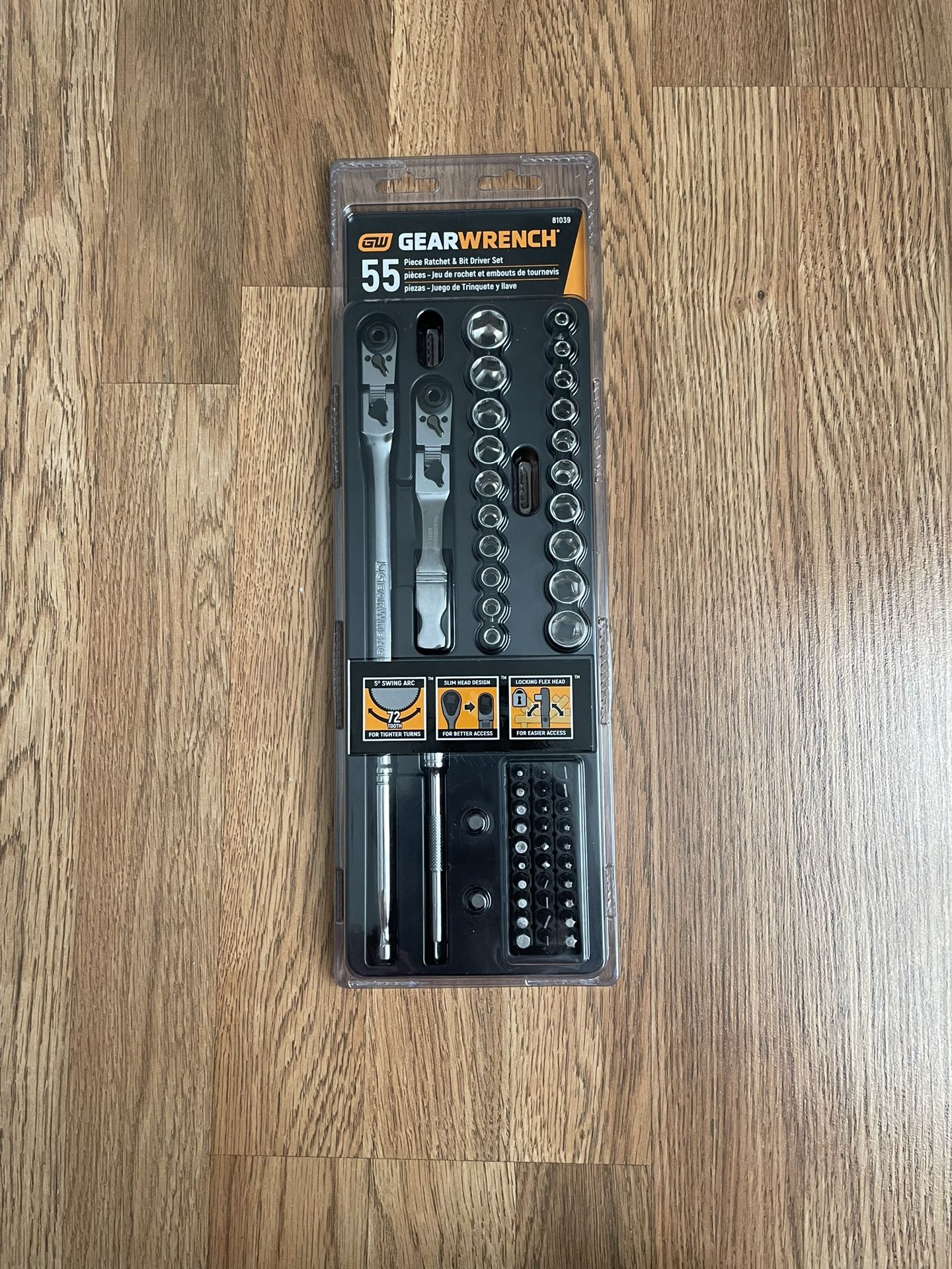 GearWrench 55 Pc Ratchet & Driver Set