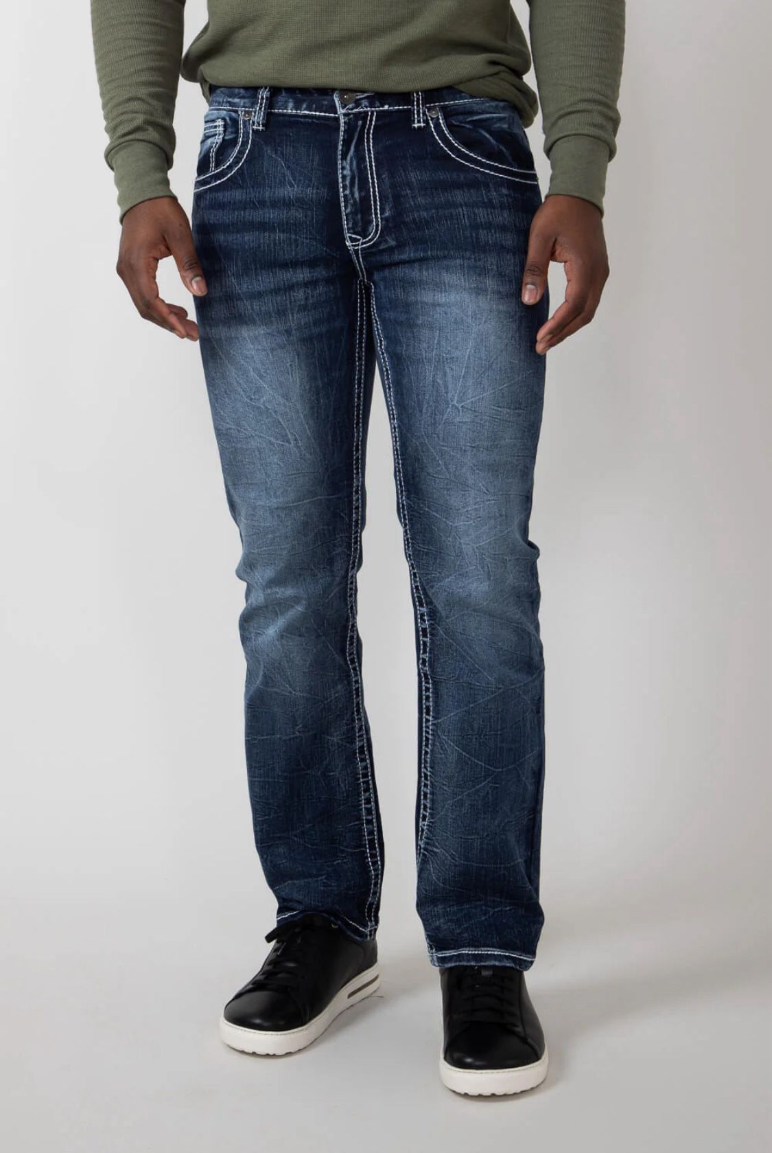 True Luck Men's Blake Bootcut Stretch Jeans Sz 38/32 EUC