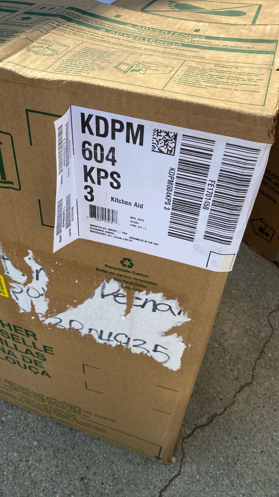 Kitchen Aid Dishwasher 