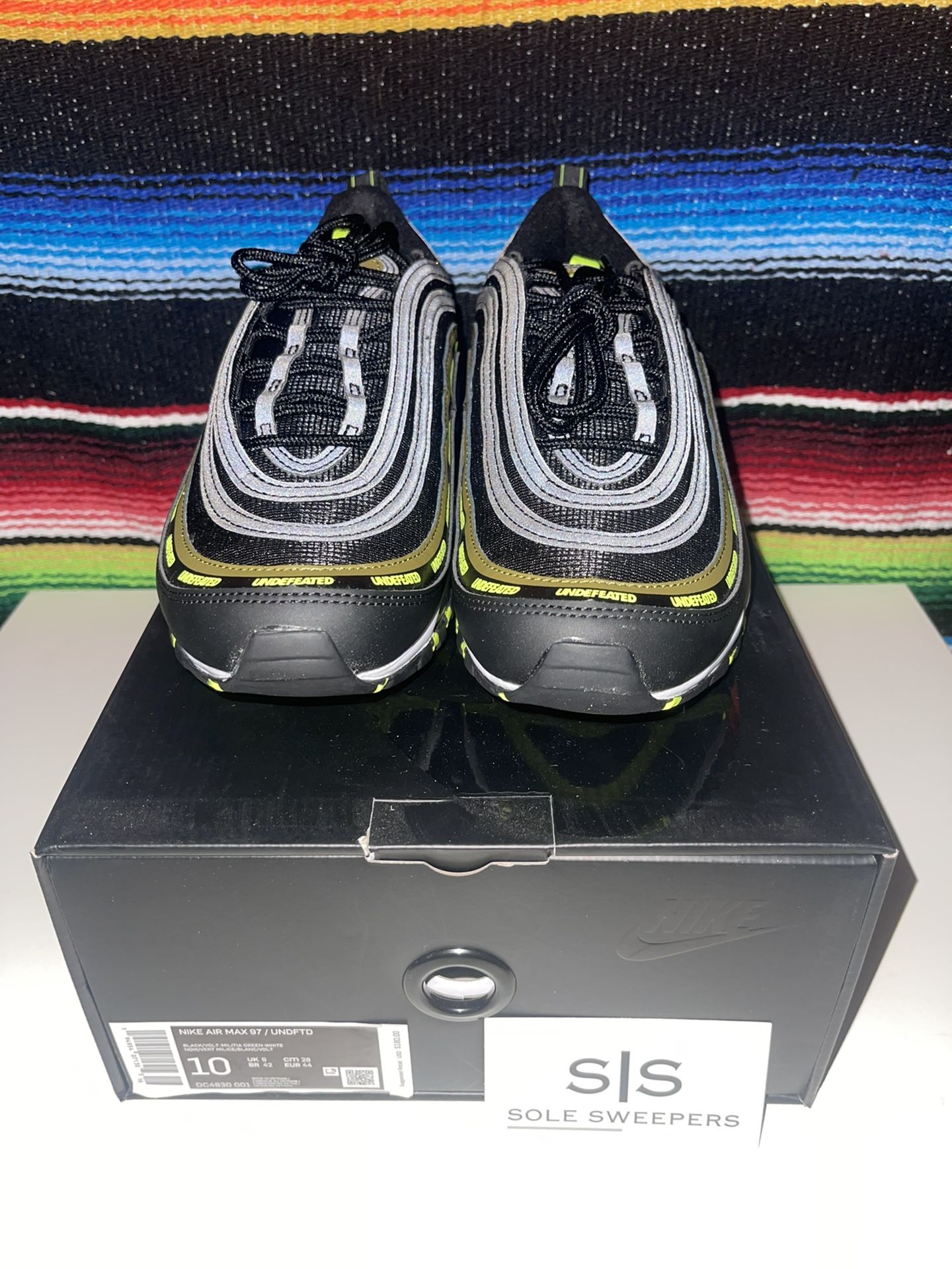 Nike Footwear Air Max 97 Undefeated Black Volt Nike Air Max 97