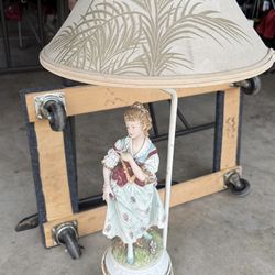 Vintage Doll lamp Italian made