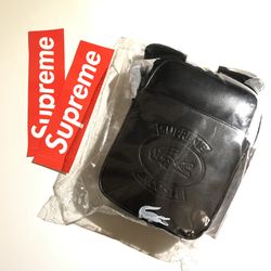 Supreme Lacoste Shoulder Bag Black